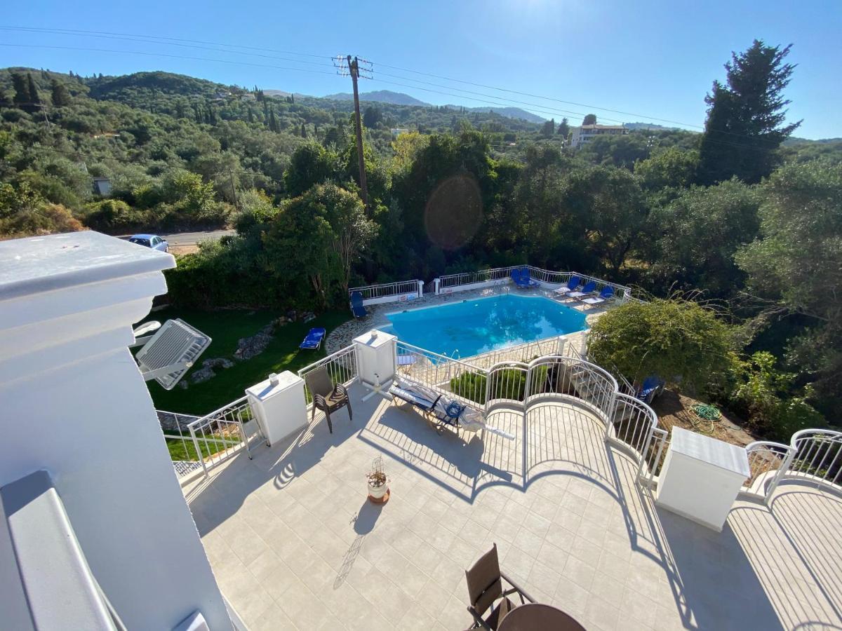 Jalna Apartments By Air Vitesse - Stunning Sea & Mountain Views With Pool - Kassiopi Exterior photo