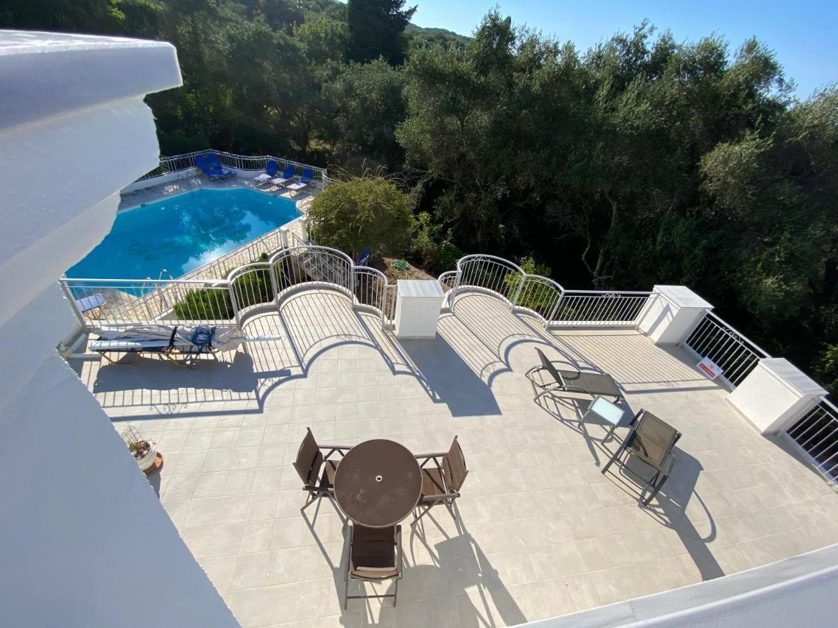 Jalna Apartments By Air Vitesse - Stunning Sea & Mountain Views With Pool - Kassiopi Exterior photo